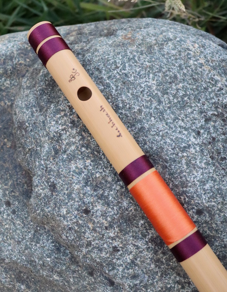 Bansuri Flöte Bambus A 432 hz inkl. Hartschalenköcher