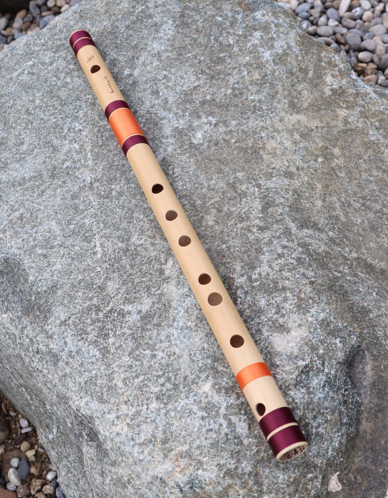 Bansuri Flöte Bambus B 432 hz inkl. Hartschalenköcher