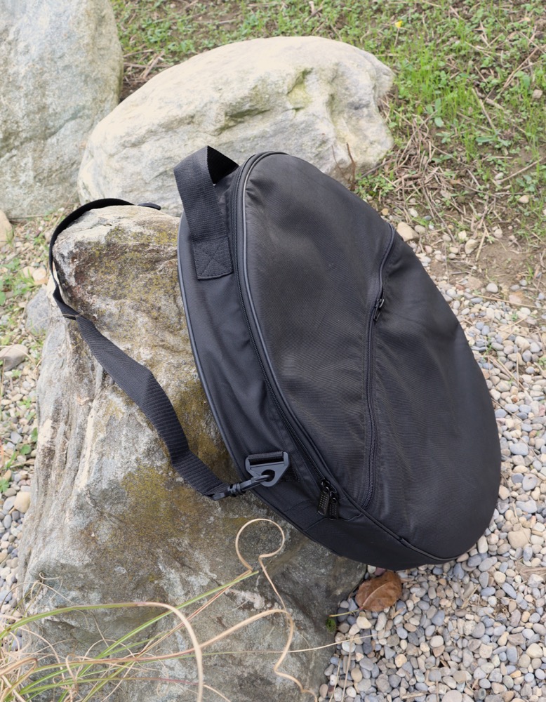 Trommeltasche schwarz oval Trommelgrösse 56/48 bis 59/48 cm 