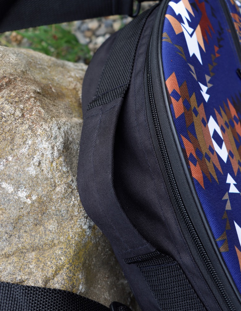 Trommeltasche mit Pendelton Muster Trommelgrösse 45/46 cm 