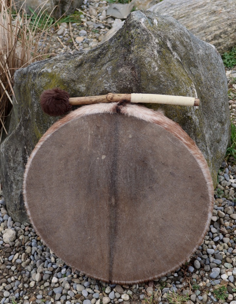 Schamanen Trommel  Ziege ungeschmückt 45 cm