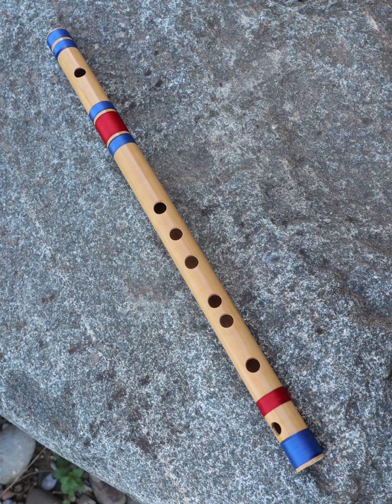 Bansuri Flöte Bambus D 432 hz