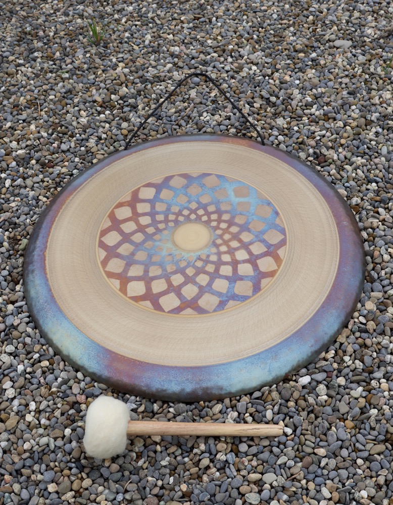 Wom Gong KI 80 cm Oracle fireprinted