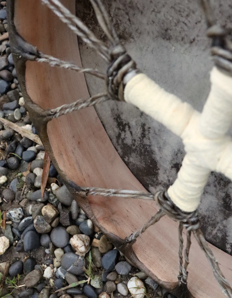 Schamanen Trommel Vollmond Feb. 26 Rothisch Bulle 35,5 cm