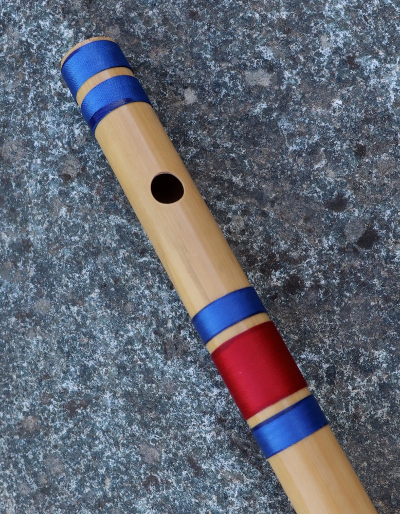 Bansuri Flöte Bambus D 432 hz