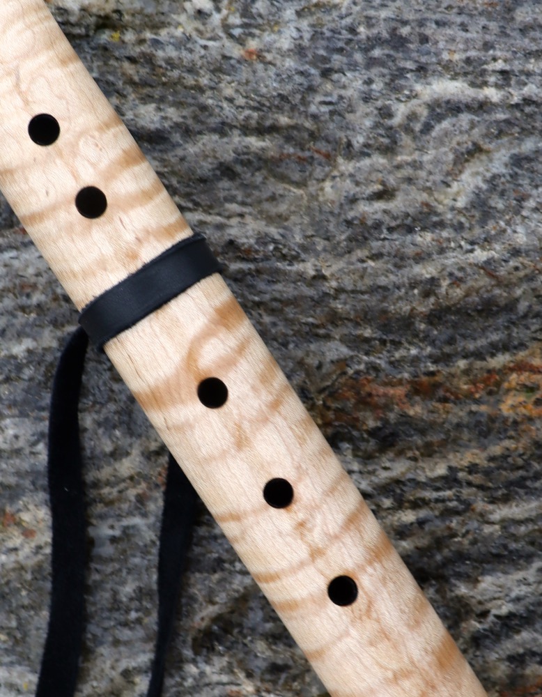 Liebhaberflöte Ahorn Riegelwuchs Kolibri f# moll 432 hz 