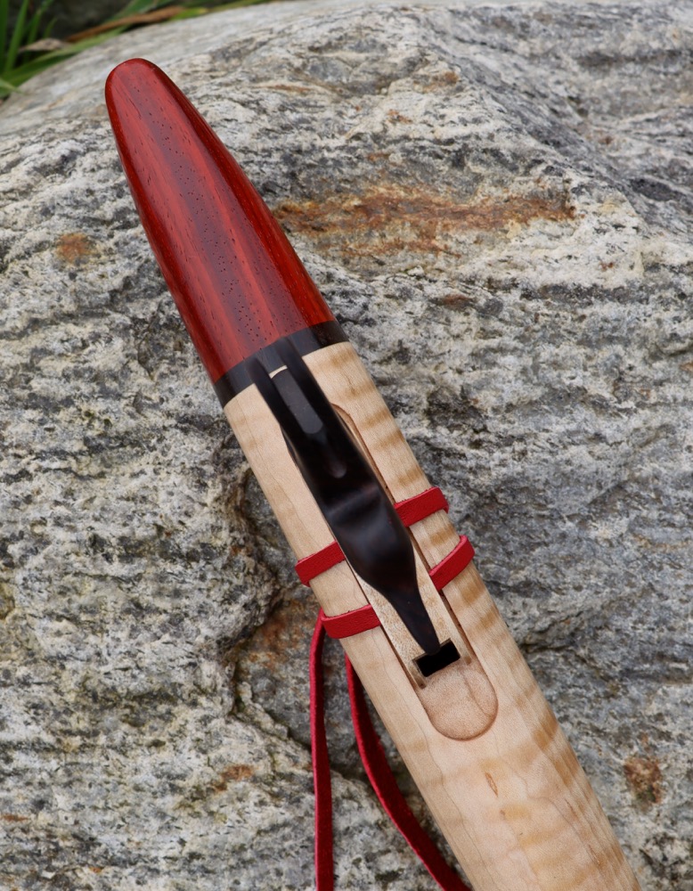  Gebetsflöte Liebhaberflöte Ahorn/Padouk Kolibri F 432 hz 