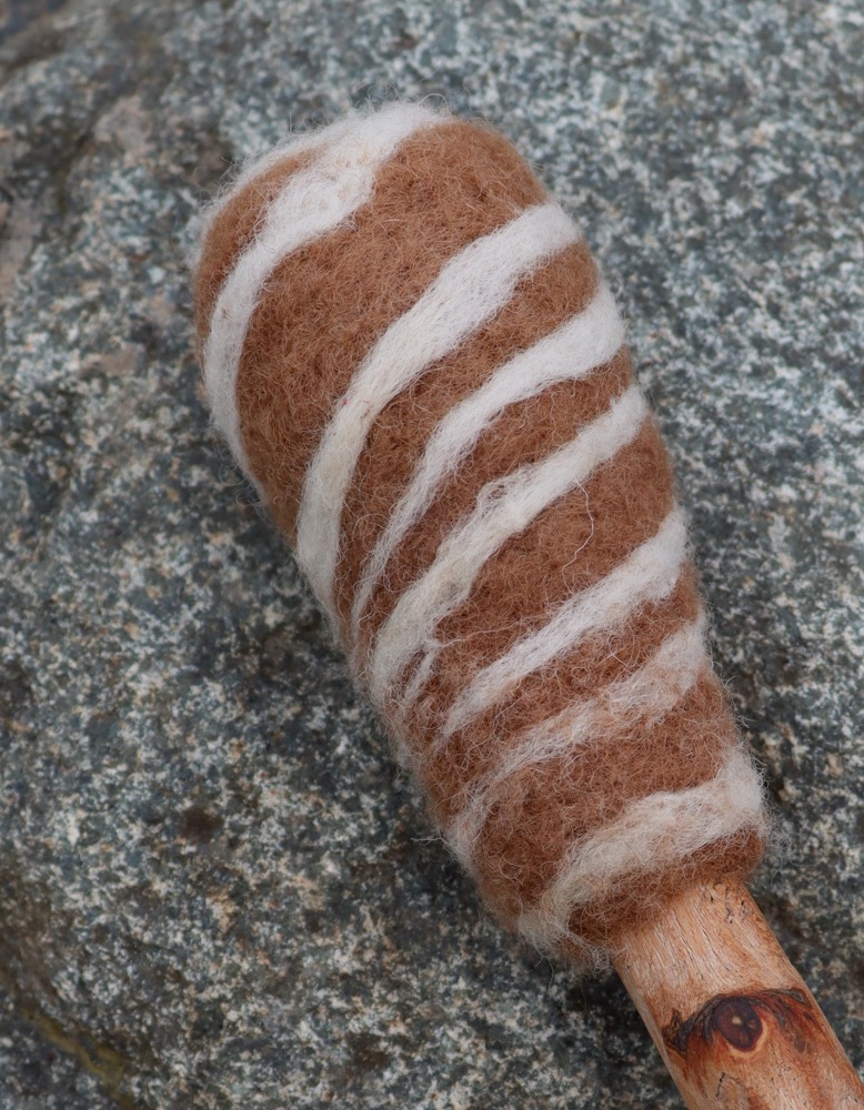 Trommelschlägel Filzkopf Fluss des Lebens 50-55 cm