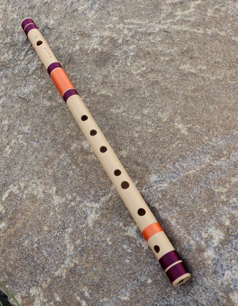 Bansuri Flöte Bambus A# 440 hz inkl. Hartschalenköcher 