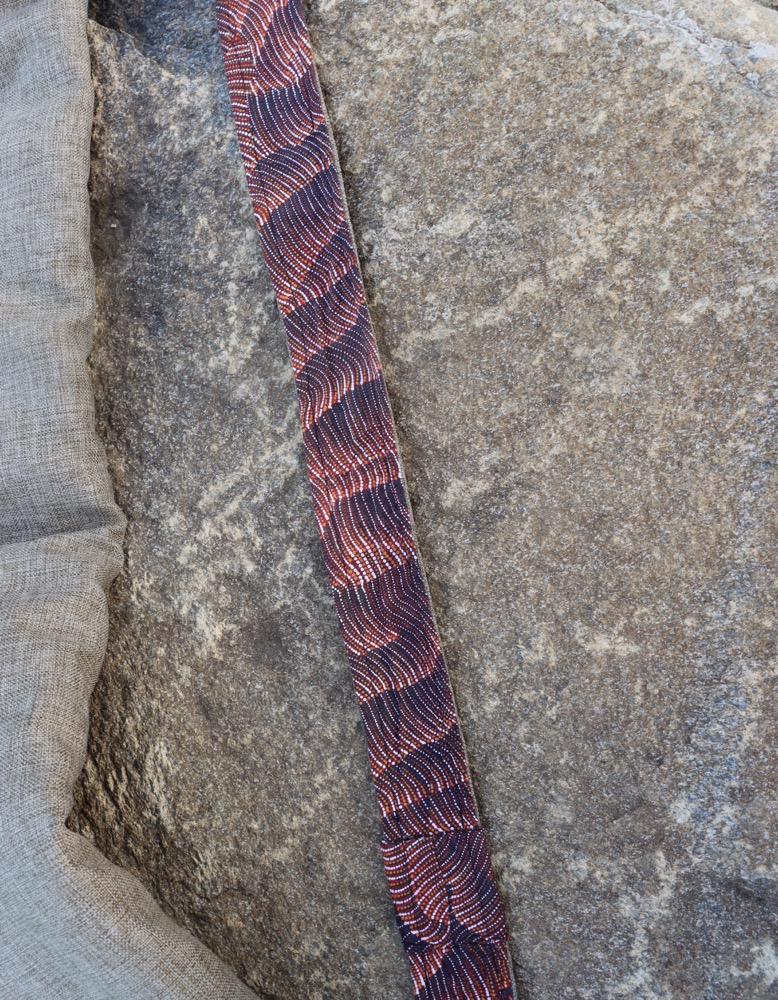 Didgeridoo Hülle aus natürlichem Stoff gefüttert 174 cm