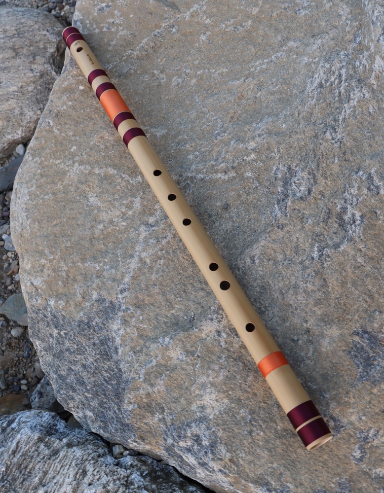 Bansuri Flöte Bambus Bass D 432 hz