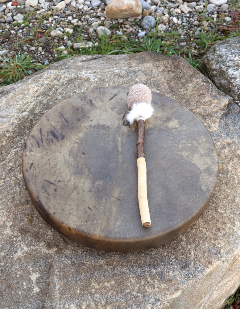 Neumondritual Trommel Nov 25 Rothirsch Kuh 46 cm