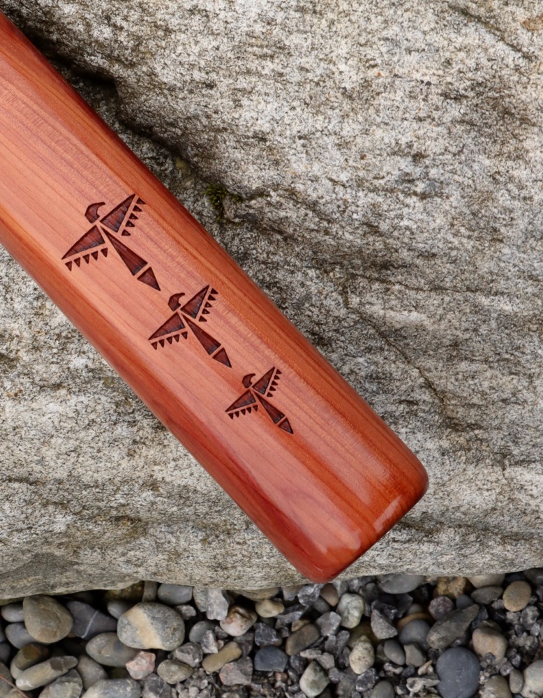 native american flute Bass D moll aromatic Zeder 