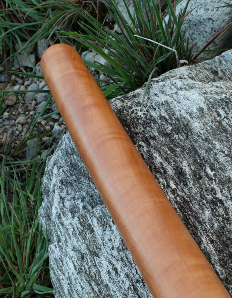 Didgeridoo Highend aus Birnholz 146 cm D 440 hz