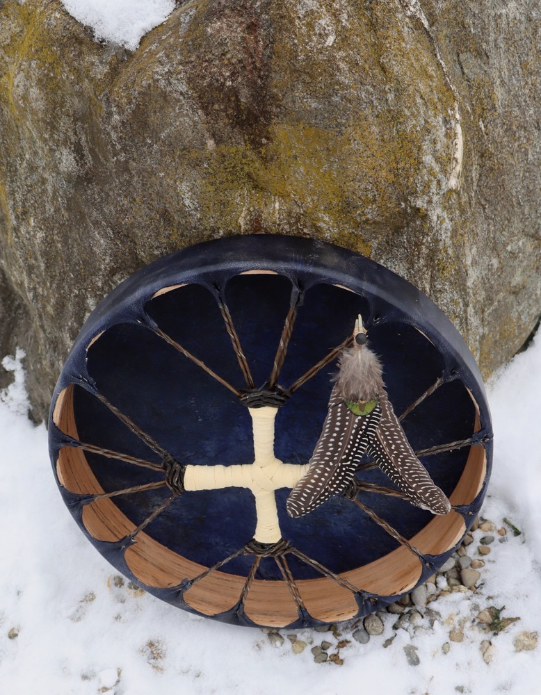 Schamanen Trommel Vollmond Jan 26 Ziege 36 cm