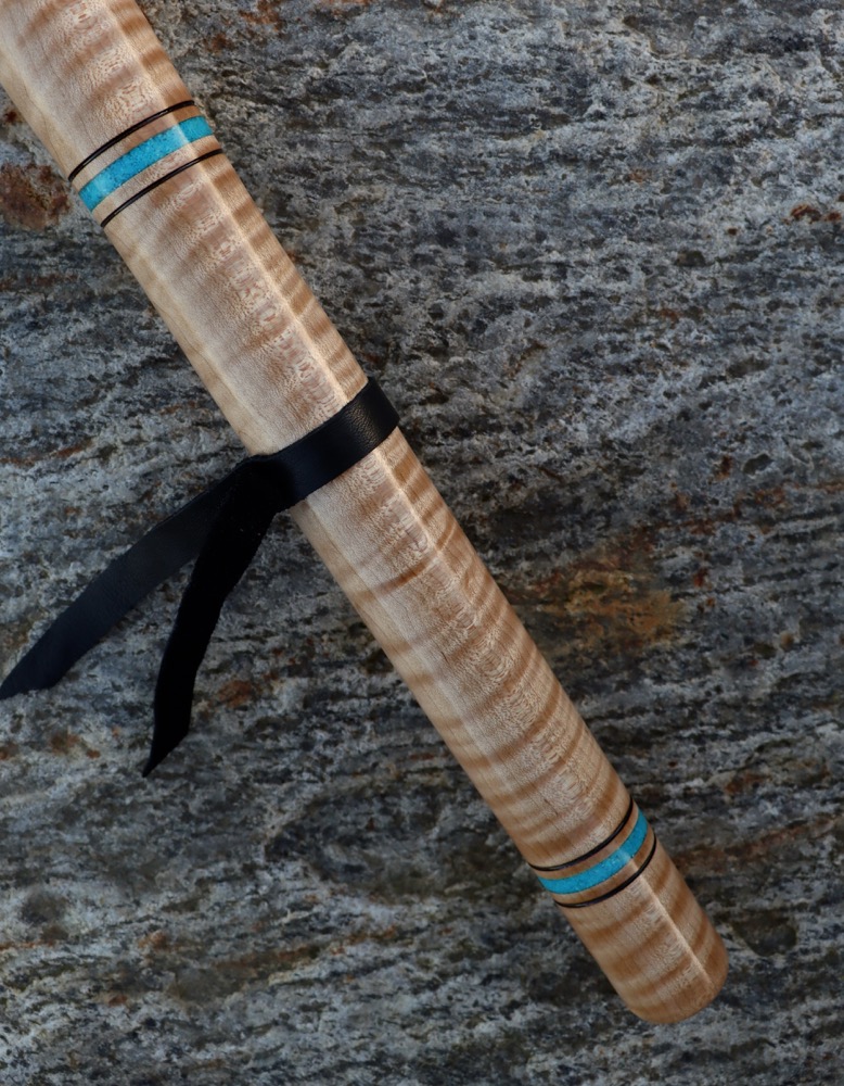 Liebhaberflöte Tiger Mapel Totem Kolibri a Flöte  432 hz