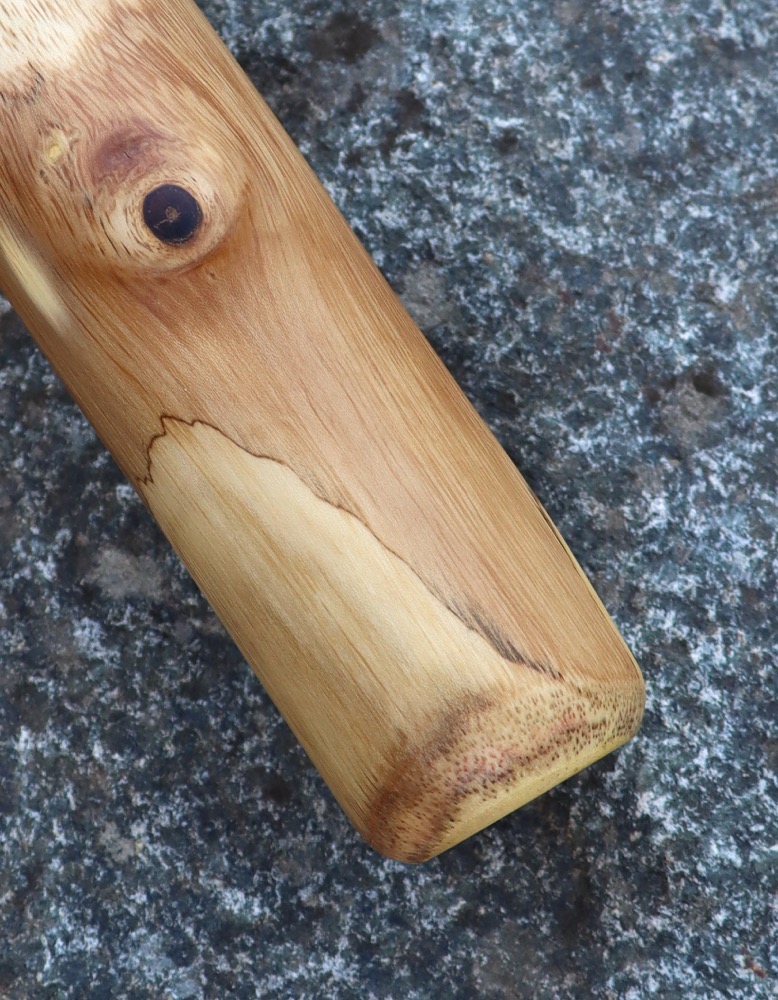 Gebetsflöte Holunder rote Achatkugeln g moll 432 hz