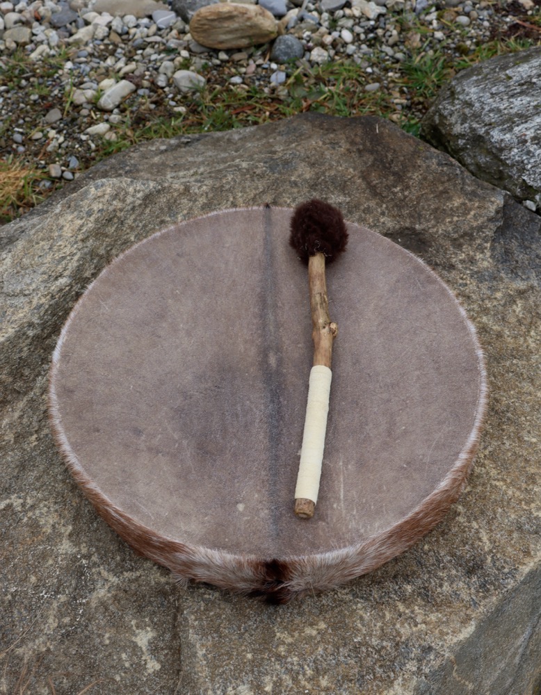 Schamanen Trommel  Ziege ungeschmückt 45 cm