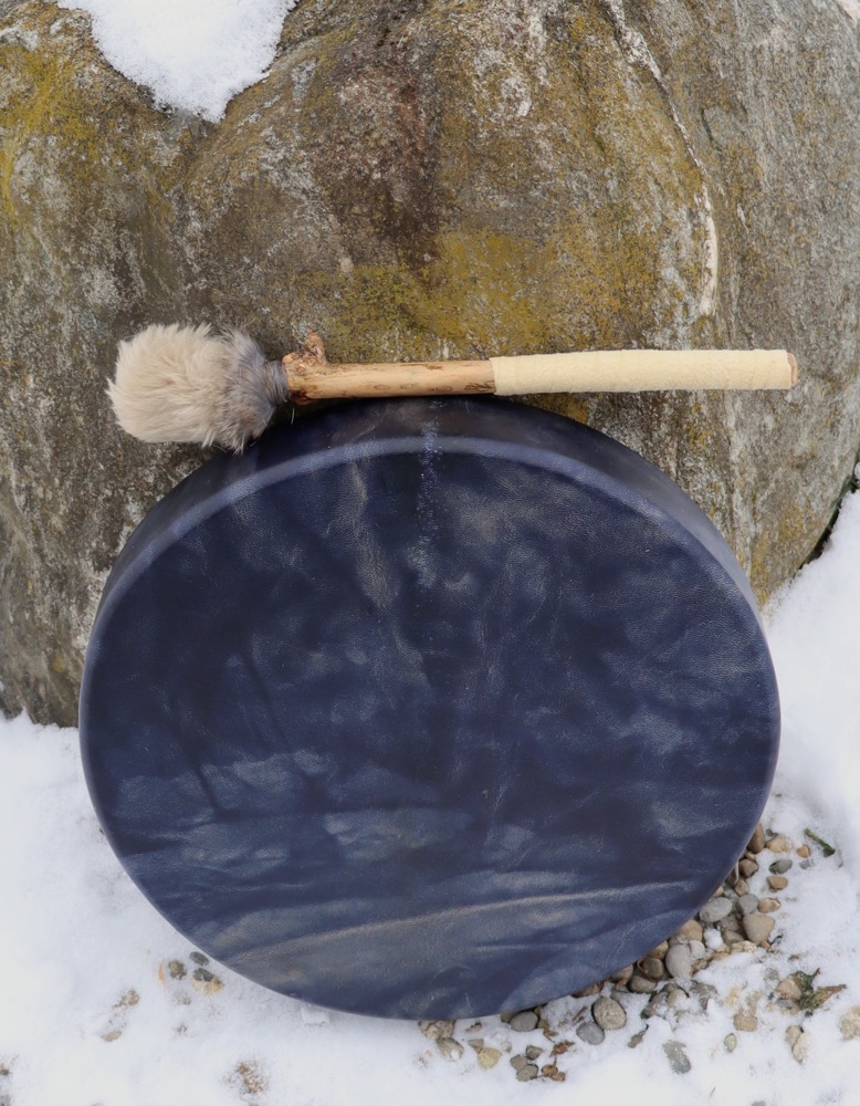 Schamanen Trommel Vollmond Jan 26 Ziege 36 cm