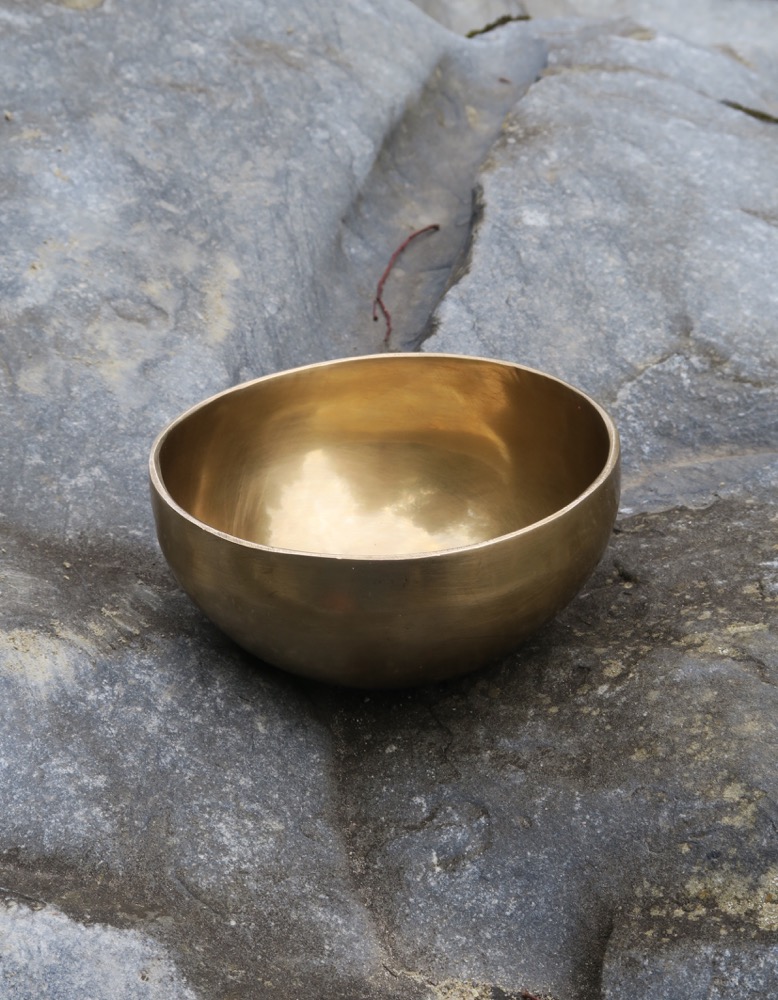 Therapie-Klangschale Chiron 10 cm inkl. Schlägel und Kissen