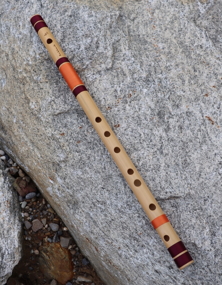 Bansuri Flöte Bambus A# 440 hz inkl. Hartschalenköcher