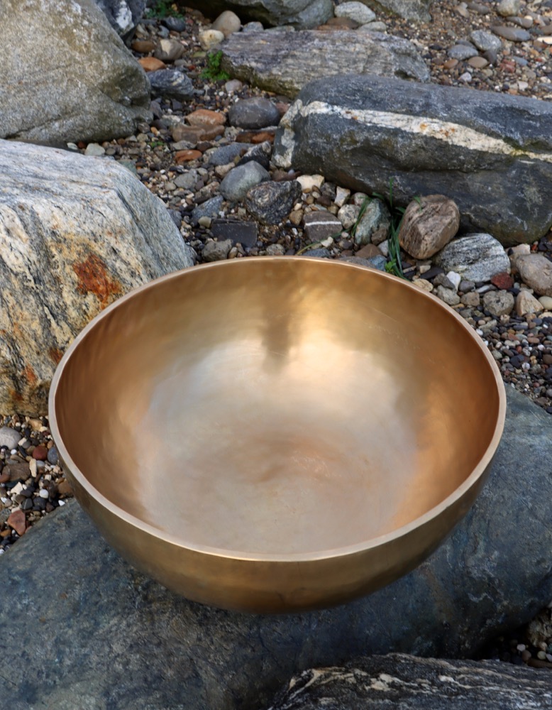 Fussklangschale Himalaya Hopi Herzton 50 cm inkl. Schlägel
