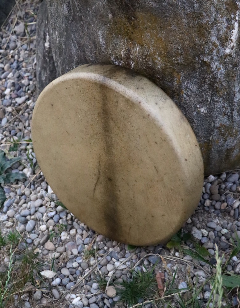 Schamanen Trommel Neumond Juni 2026 Rothirsch Kuh 35 cm  
