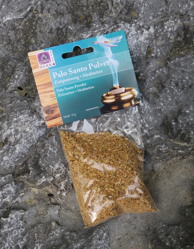 Räucherwerk in Tütchen Palo Santo Pulver Berk 25 g