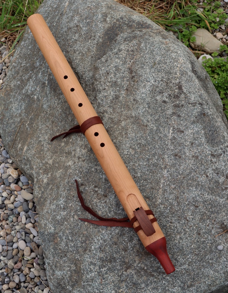 native american flute  Kirschholz C 432 hz 