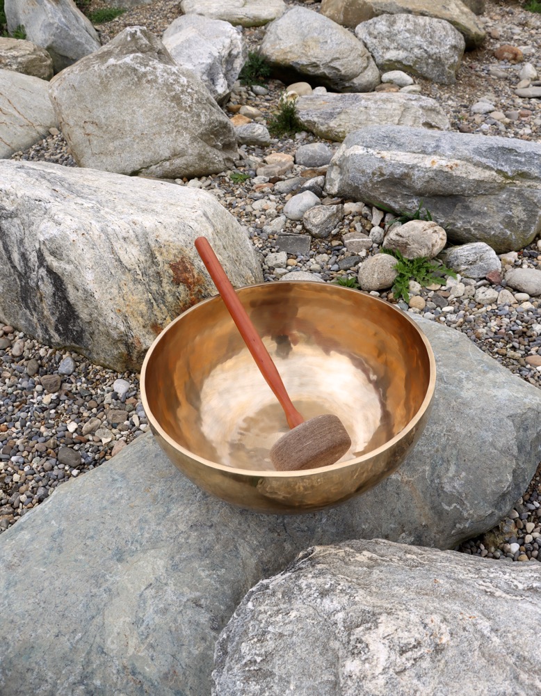 Fussklangschale  Merkur 46 cm inkl. Schlägel und Kissen