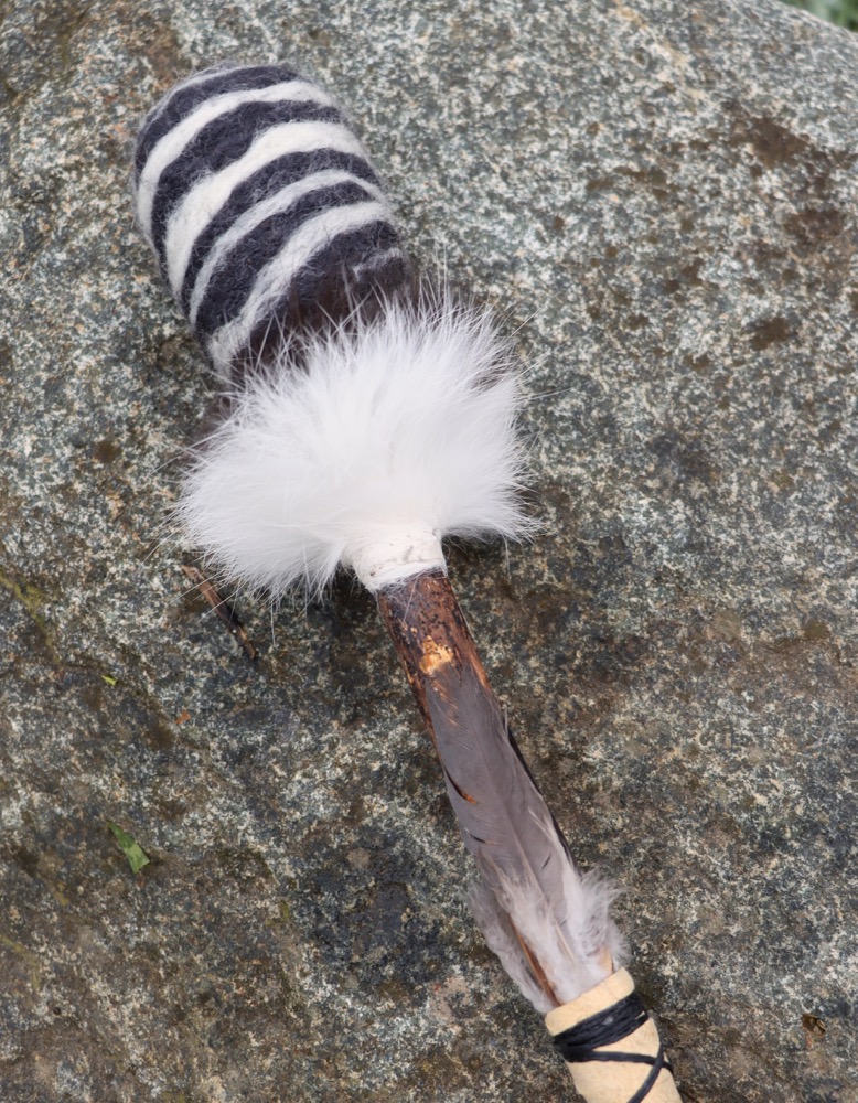 Filzkopfschlägel Merinowolle  40/45 cm