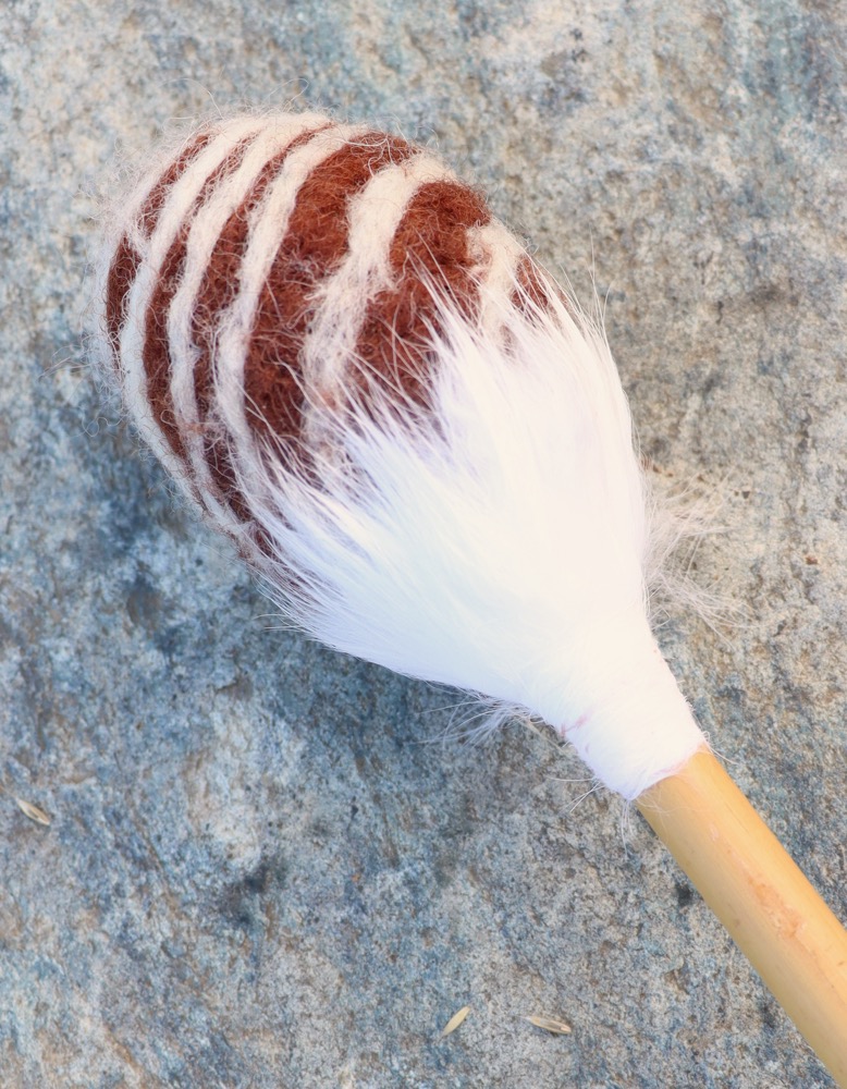 Trommelschlägel Filzkopf AROMASCHLÄGEL 40/45 cm 