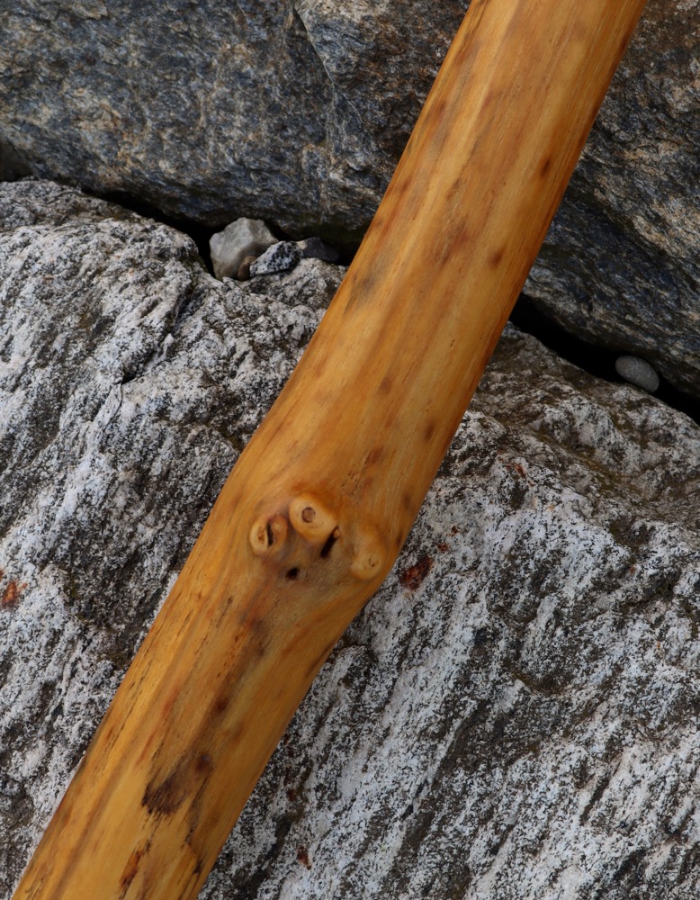 Obertonflöte Bass D Holunder 115 cm