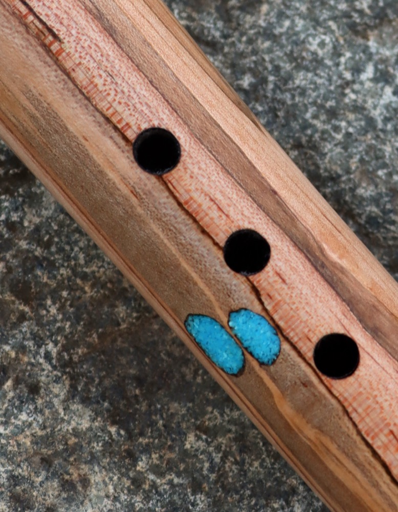 Gebetsflöte Liebhaberflöte Rabe Ahorn gestockt  C 432 hz 