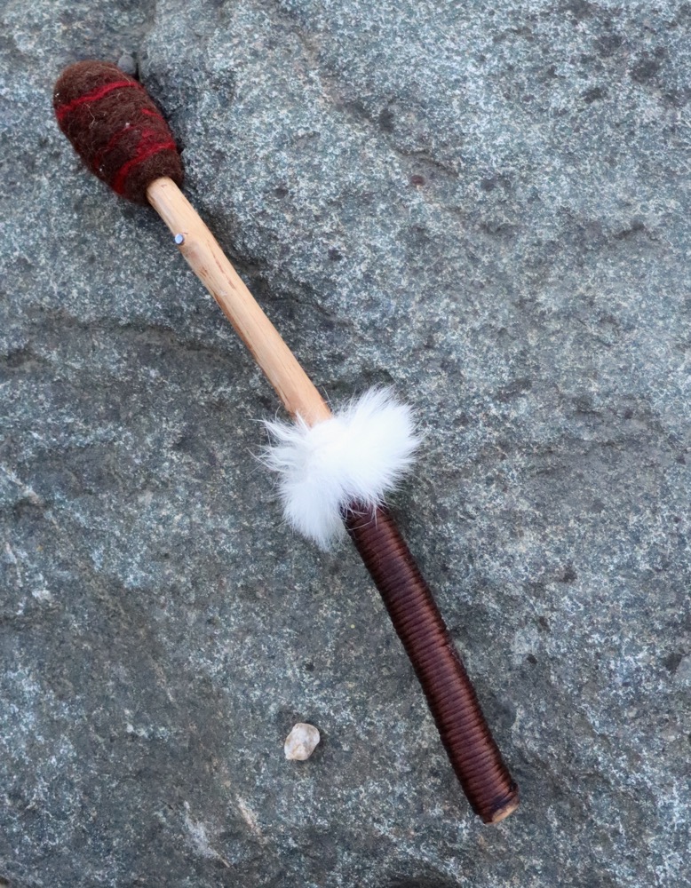 Trommelschlägel Filzkopf Trommelgrösse 40 - 45 cm 