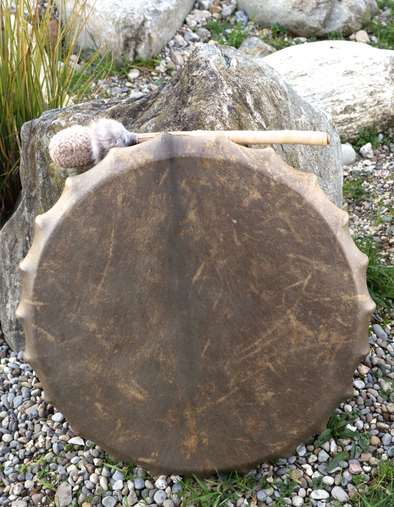 Neumondritual Trommel Okt 25 Rothirsch Bulle 55 cm