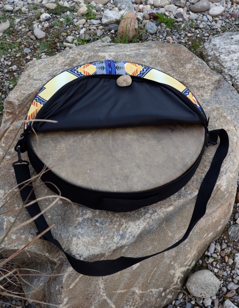 Trommeltasche mit excellentem Muster Trommelgrösse 50/51 cm 