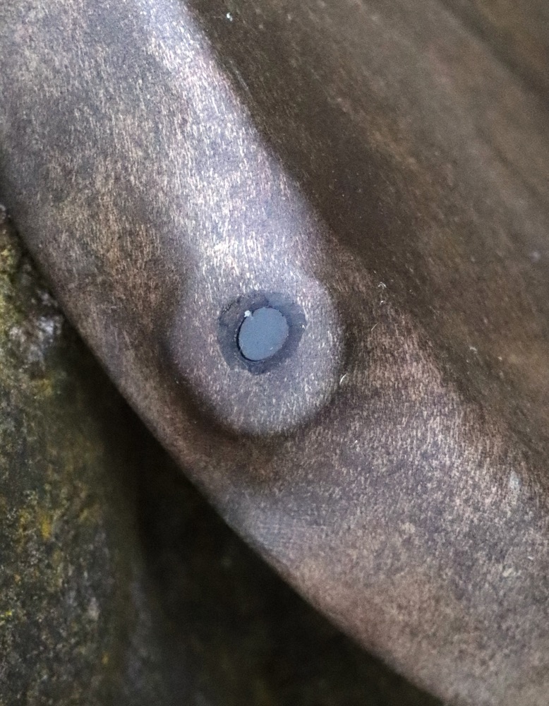 Edelstein Trommel Vollmond Feb. 26 Rothirsch Kuh 35,5 cm