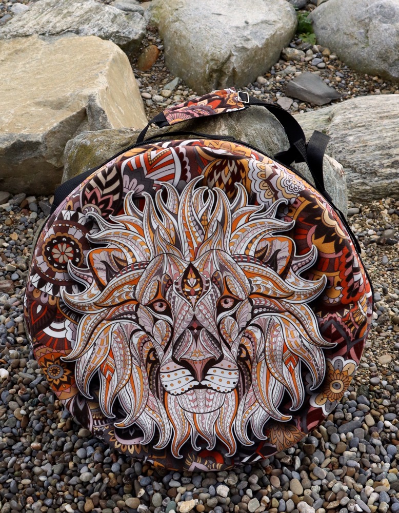 Trommeltasche Löwe gepolstert Trommelgrösse 50-53 cm