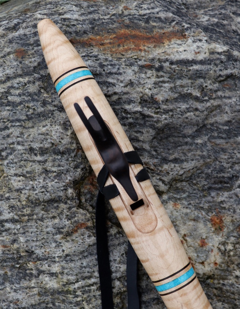 Liebhaberflöte Ahorn Riegelwuchs Kolibri f# moll 432 hz 