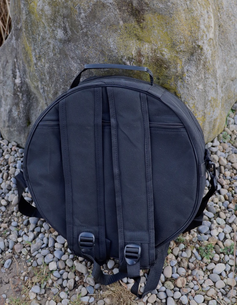 Trommeltasche Adler mit Rucksackgurten 35 cm