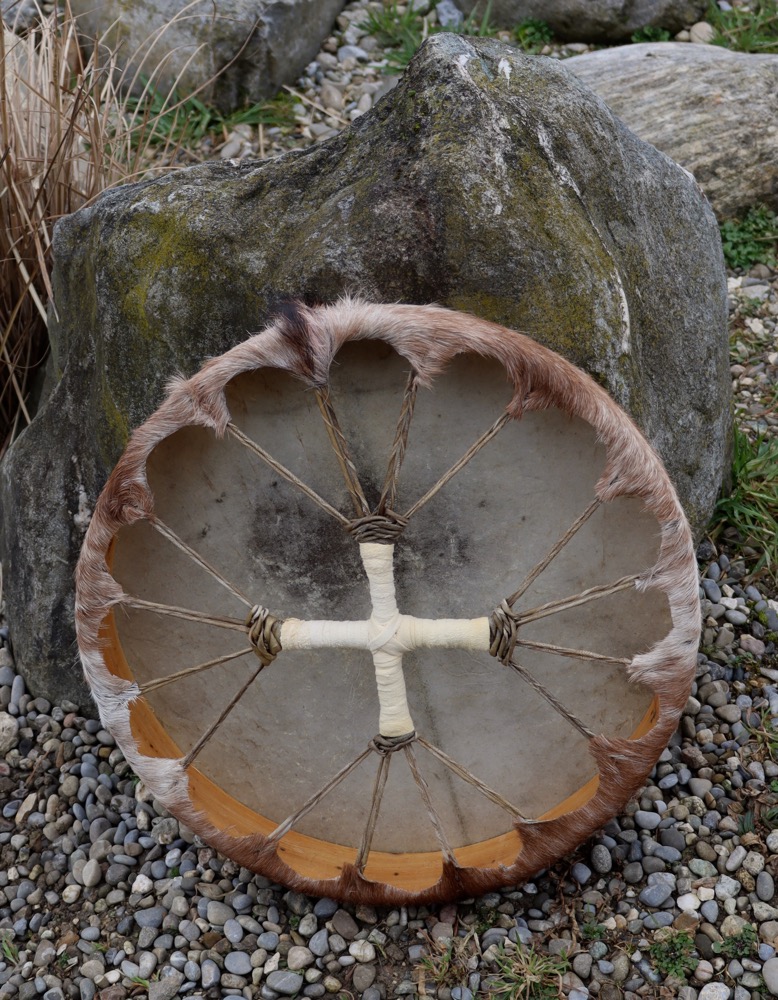 Schamanen Trommel  Ziege ungeschmückt 45 cm