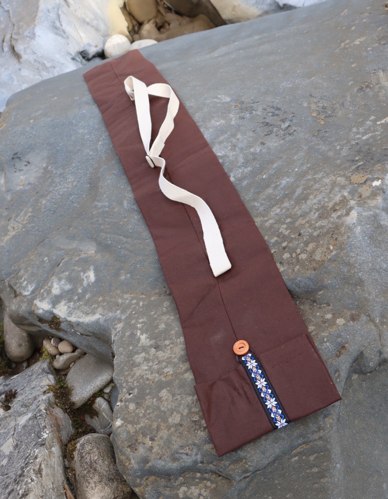 Didgeridoo Hülle mit Schultergurt braun 135 cm