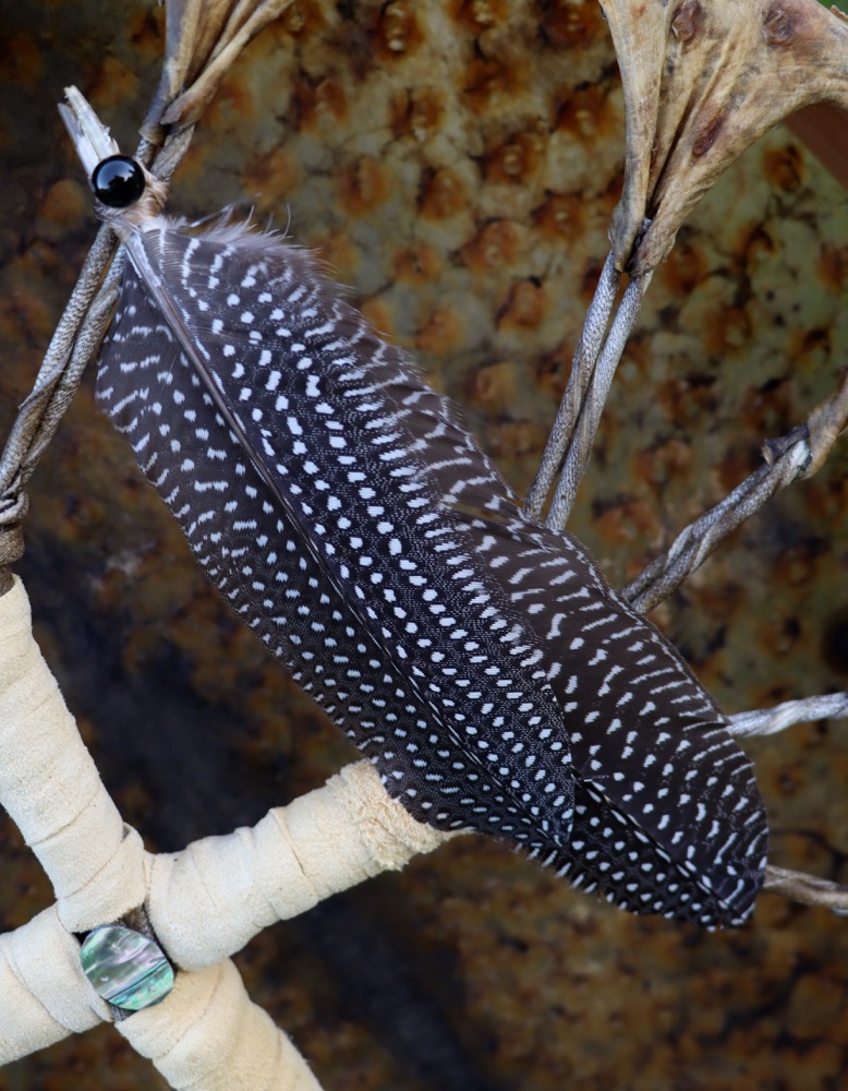 Schamanen Trommel Neumond März 25 Vogel Strauss 40 cm