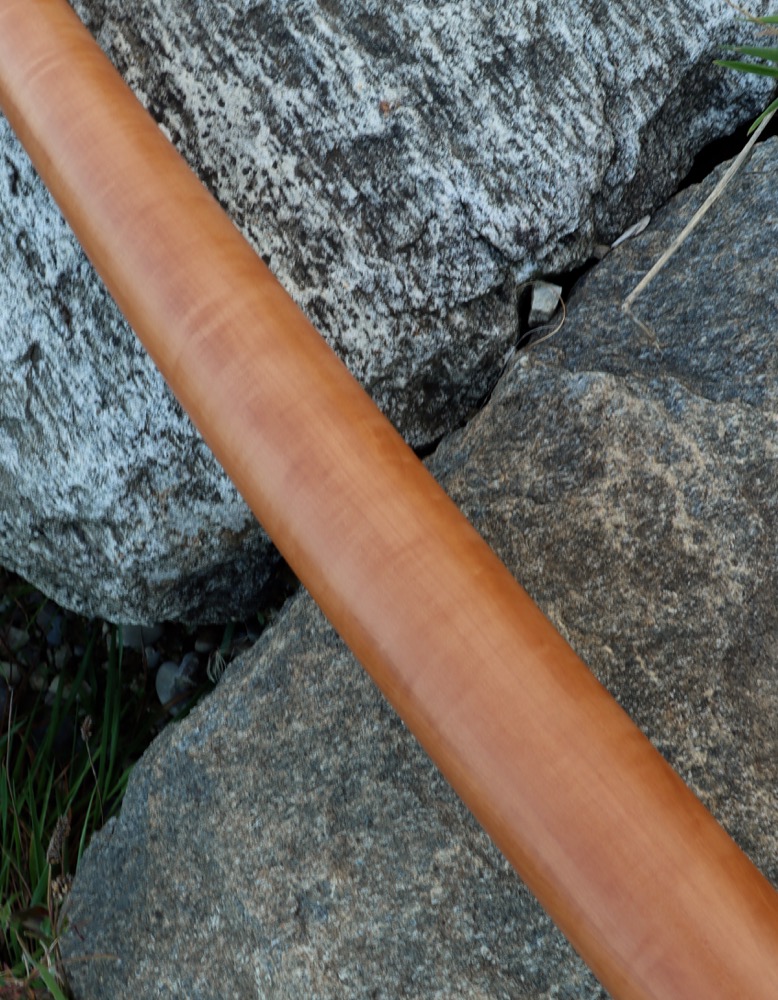 Didgeridoo Highend aus Birnholz 146 cm D 440 hz