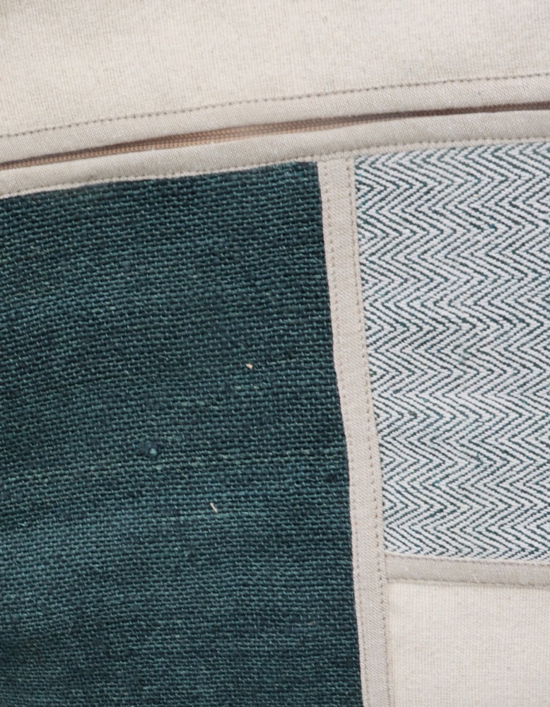 Trommeltasche Hanf mit Rucksackgurten 40 bis 43 cm 