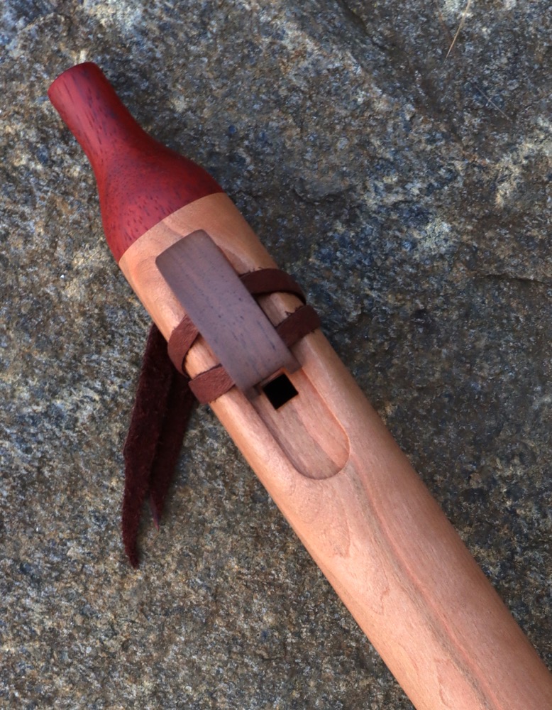 native american flute B 432 hz Kirschholz 