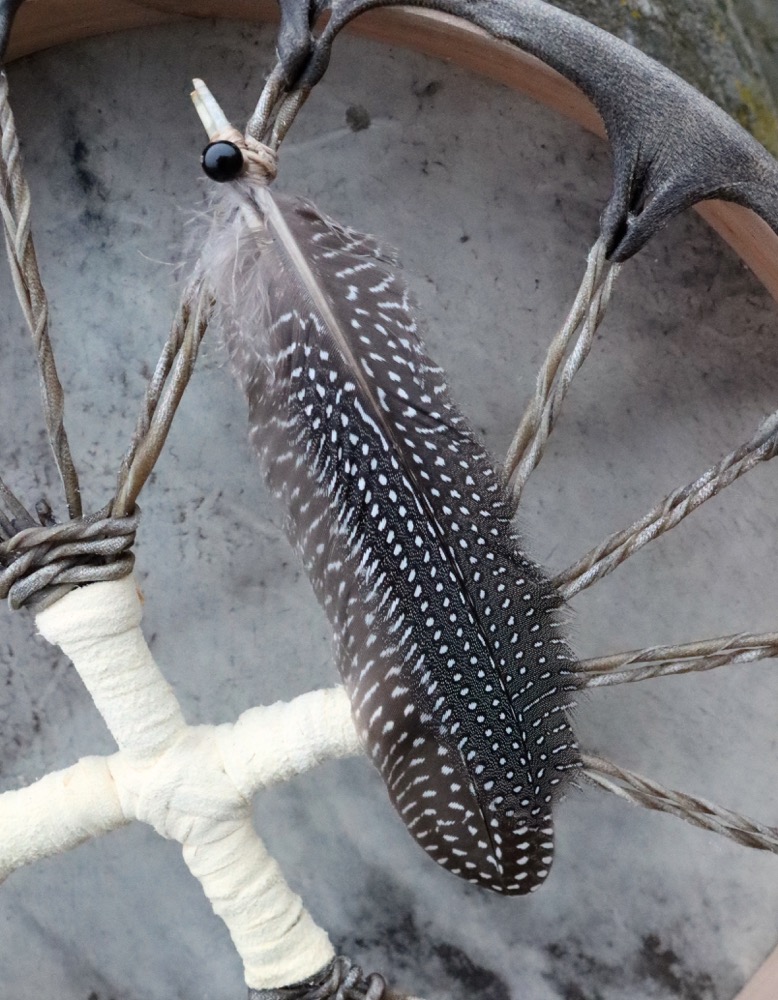 Schamanen Trommel Vollmond Feb. 26 Rothisch Bulle 35,5 cm