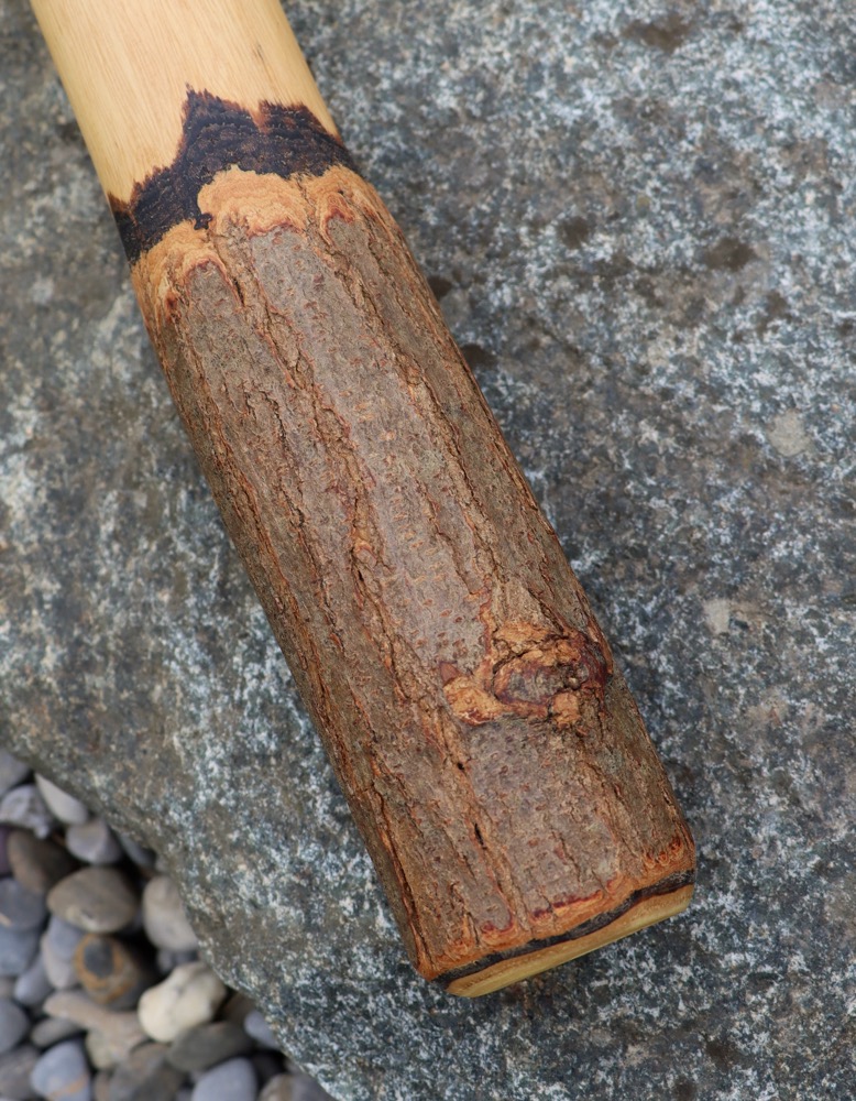 Gebetsflöte Holunder D Flöte 432 Bergkristall