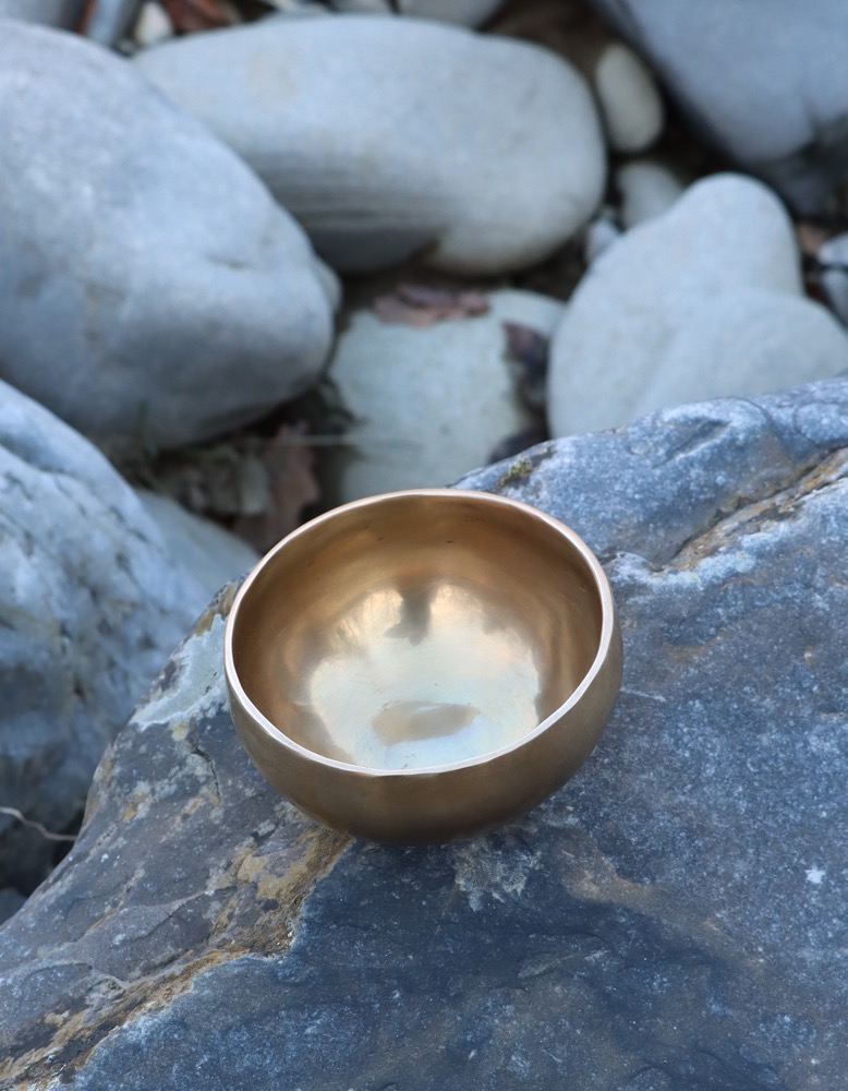 Planetenschale Merkur  10 cm inkl. Schlägel und Kissen 